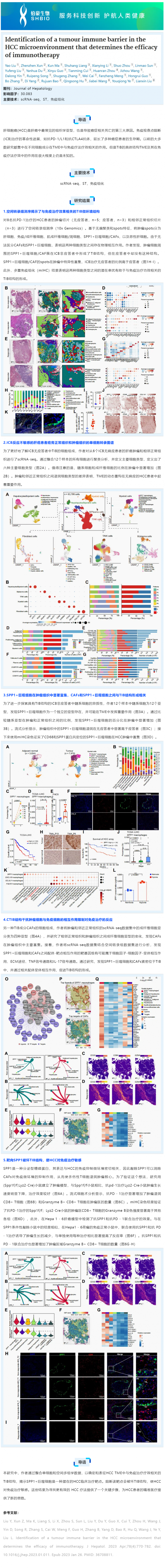 530 文獻(xiàn)解讀 _ HCC 微環(huán)境中腫瘤免疫屏障對(duì)免疫治療療效的影響