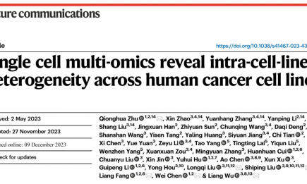 文獻(xiàn)解讀 | 單細(xì)胞多組學(xué)揭示人類(lèi)癌細(xì)胞系的細(xì)胞異質(zhì)性